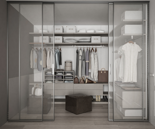 15 Glass Wardrobe Design Ideas for Your Home - KeyMyHome.com