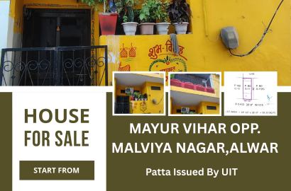 UIT Approved House | Mayur Vihar, Alwar | 15x40 | Ground + 1 Floor | Patta Issued