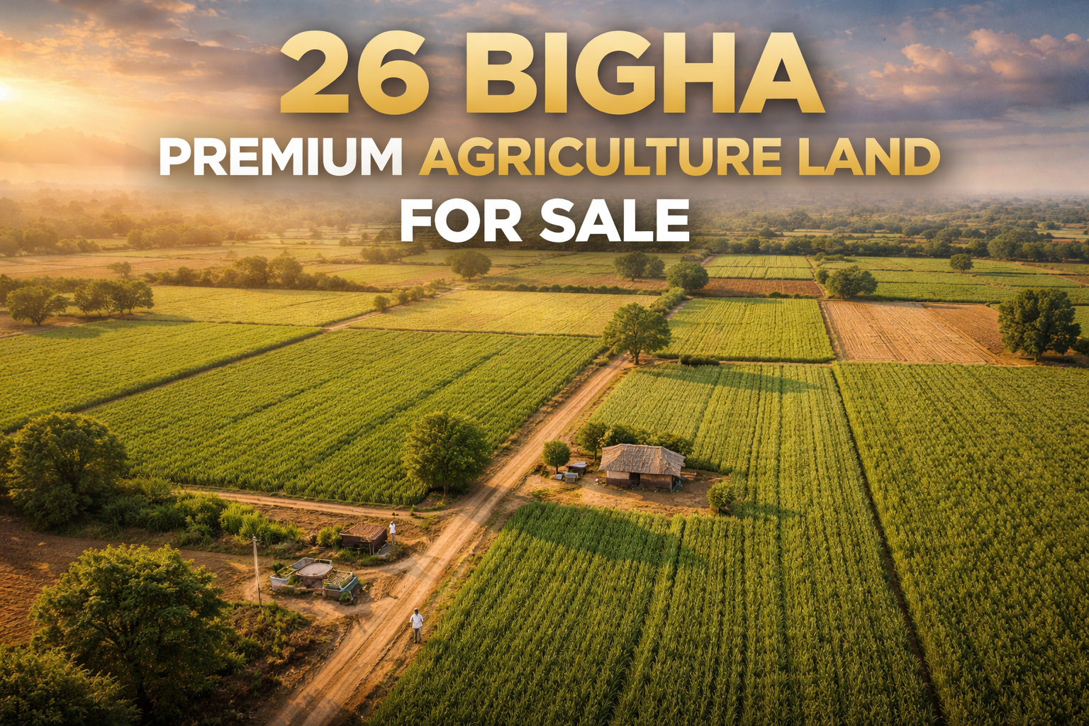 26 Bigha Agricultural Land for Sale – Thanagazi, Guda Churani (On-Road Property)