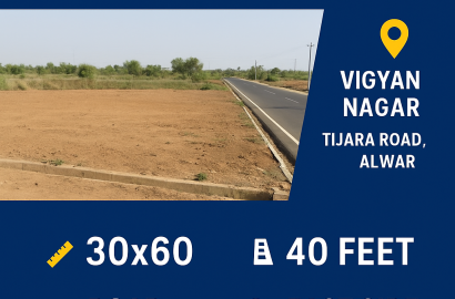UIT Scheme Plot for Sale in Vigyan Nagar, Tijara Road, Alwar
