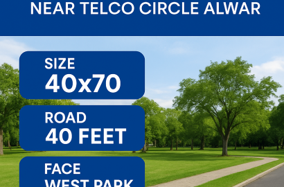 UIT Scheme Plot for Sale in Shalimar Nagar, Near Telco Circle, Alwar