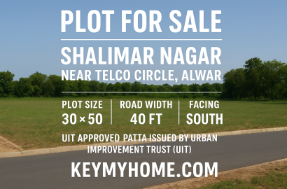 Residential Plot for Sale in Shalimar Nagar, Near Telco Circle, Alwar – UIT Scheme