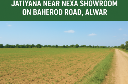 Agriculture Land for Sale in Jatiyana, Near Nexa Showroom on Bahrod Road, Alwar