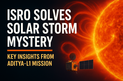 ISRO Solves Solar Storm Mystery: New Insights from the Aditya-L1 Mission