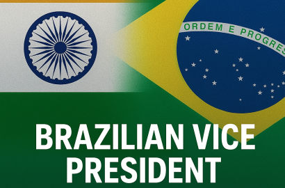 Brazilian Vice President Arrives in India for Three-Day Official Visit