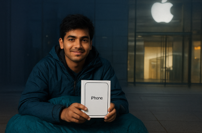iPhone 17 लॉन्च पर फैन का क्रेज़: दिल्ली से मुंबई तक का सफर बना वायरल