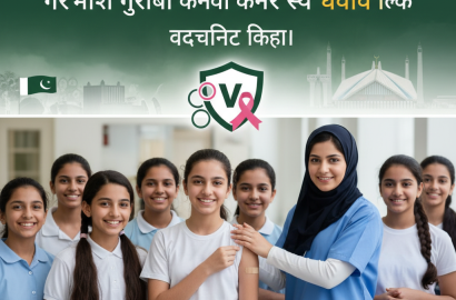 पाकिस्तान ने 9 मिलियन लड़कियों को गर्भाशय ग्रीवा कैंसर से बचाव के लिए वैक्सीनेट किया